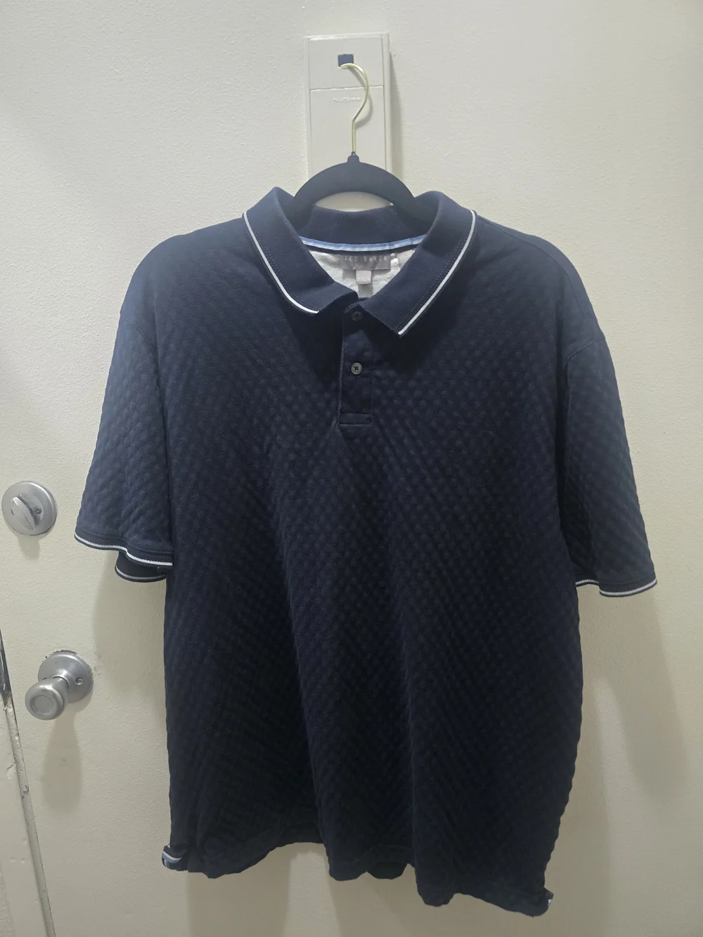 Ted Baker London Diamond Textured Polo Shirt